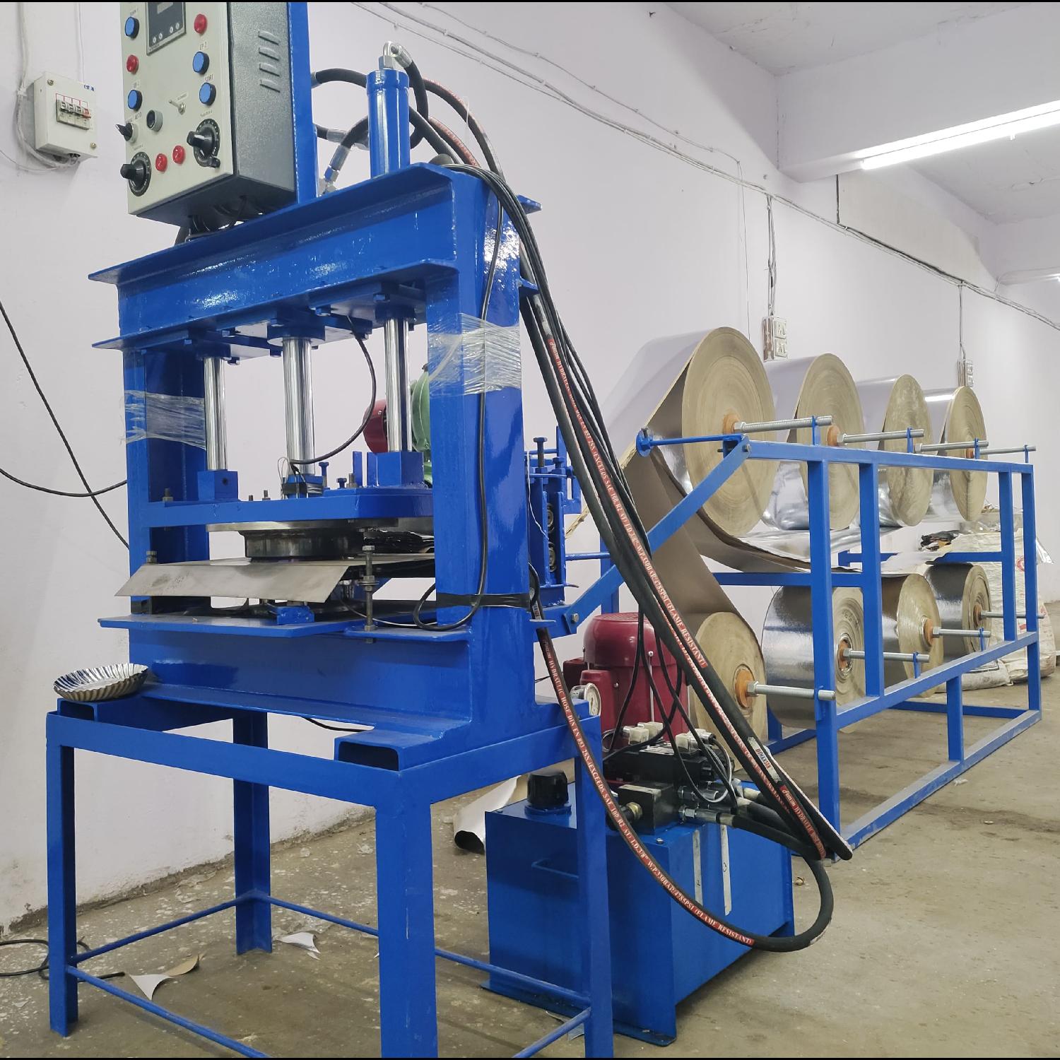 Hydraulic Fully Automatic Three Cylinder 8 Roll Machine